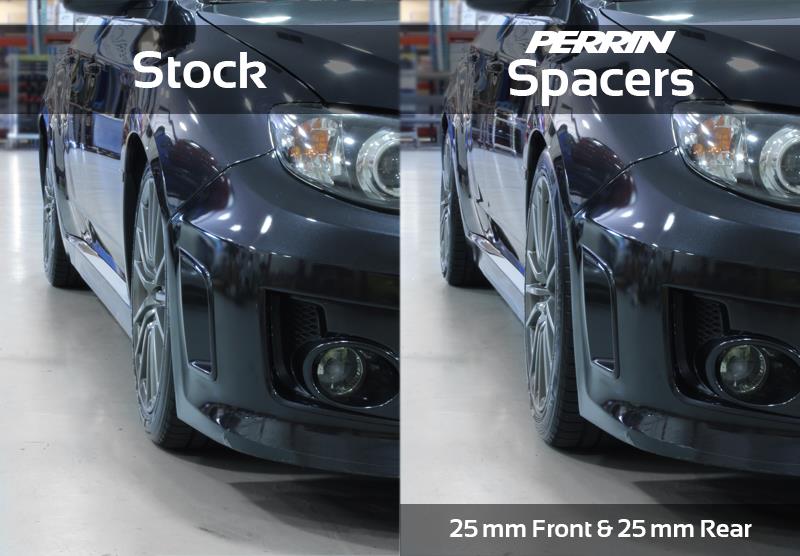 Perrin Performance PERRIN 02-14 Subaru WRX / 2004 STI / 13-26 BRZ & Toyota GR86 30mm Wheel Spacers 5x100 56mm CB - Pair