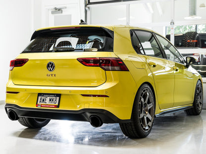 AWE Tuning 2022 VW GTI MK8 Track Edition Exhaust - Diamond Black Tips