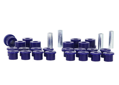 SuperPro 1986-1993 Suzuki Samurai JA Suzuki Samurai Front & Rear Leaf Spring & Shackle Bushing Kit