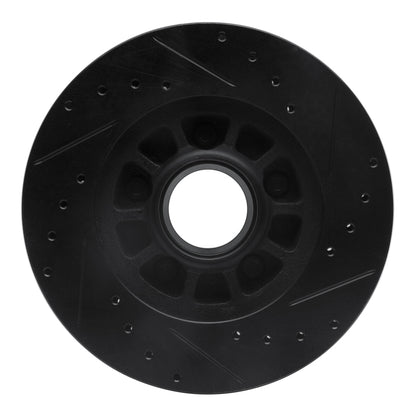 R1 Concepts R1 83-92 Ford Ranger (USA/Canada) Front Left Drilled & Slotted Black Brake Rotor