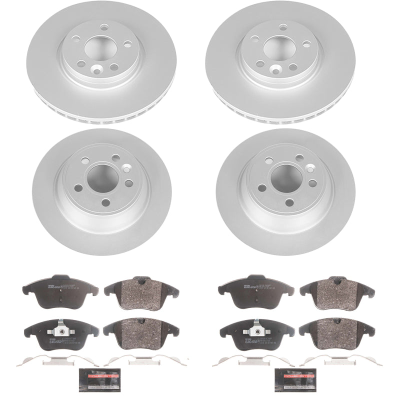 PowerStop Power Stop 15-18 Volvo S60 Front Euro-Stop Brake Kit