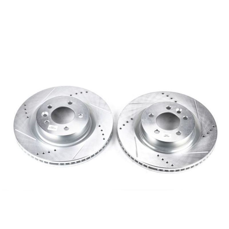 PowerStop Power Stop 05-09 Land Rover LR3 Front Evolution Drilled & Slotted Rotors - Pair