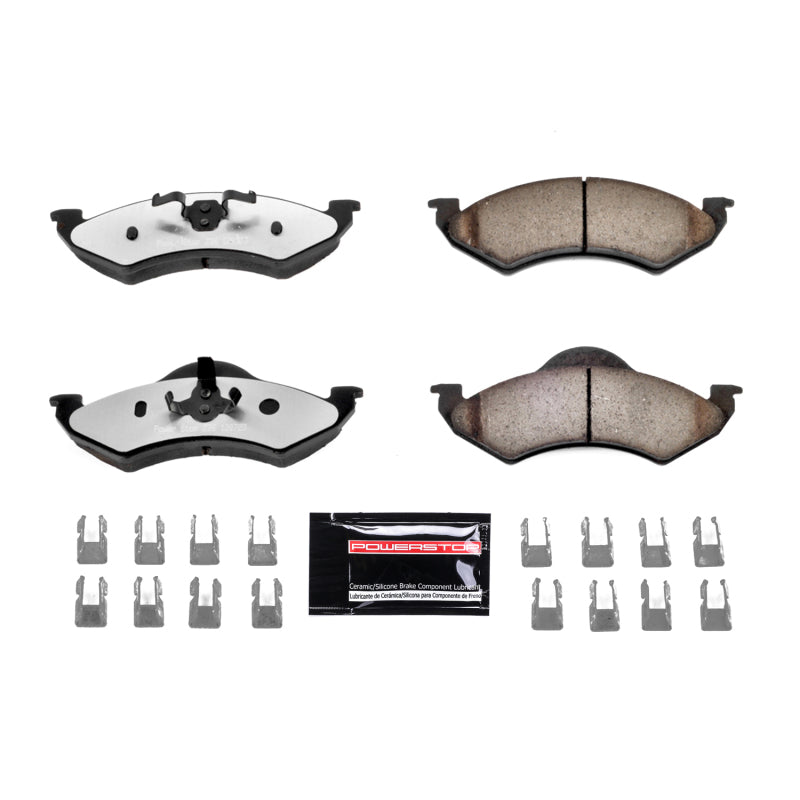 PowerStop Power Stop 00-02 Dodge Dakota Front Z36 Truck & Tow Brake Pads w/Hardware