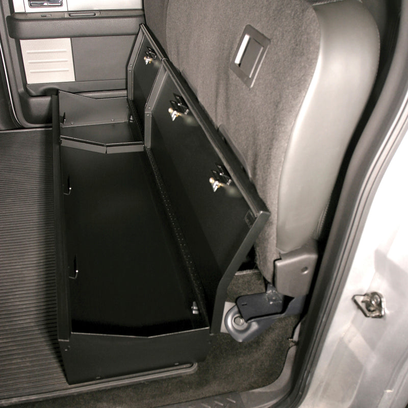 Tuffy Products Tuffy Ford F150 Supercrew Underseat Lockbox Full Length W/ Keyed Lock