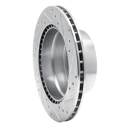 R1 Concepts R1 69-83 Porsche 911 Rear Left Drilled & Slotted Silver Brake Rotor