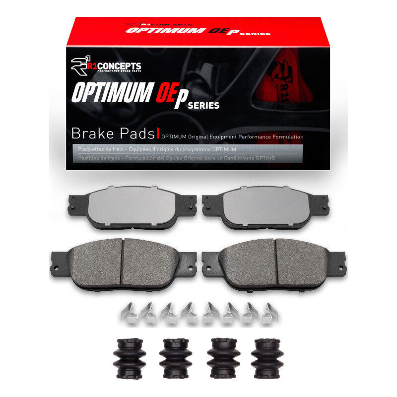 R1 Concepts R1 03-05 Jaguar S-Type Front Optimum OE Pads & Hardware Kit