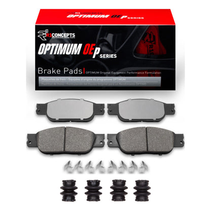 R1 Concepts R1 03-05 Jaguar S-Type Front Optimum OE Pads & Hardware Kit