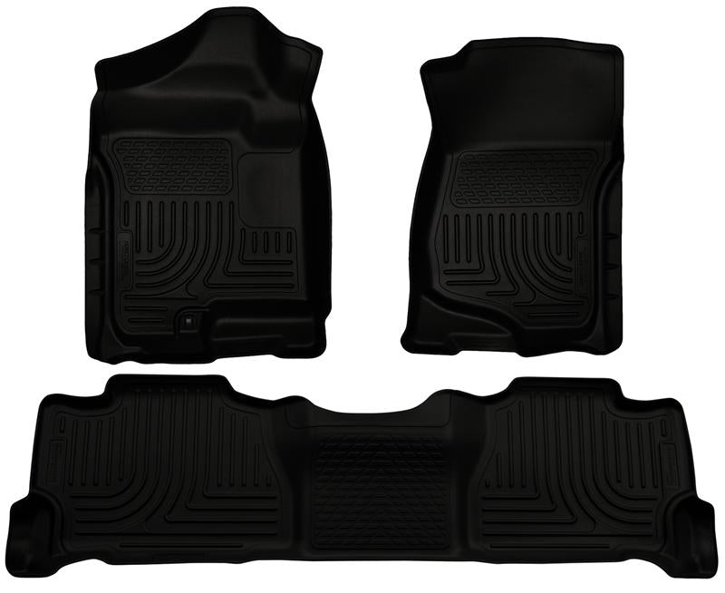 Husky Liners 07-13 GM Escalade/Suburban/Yukon WeatherBeater Black Front & 2nd Seat Floor Liners