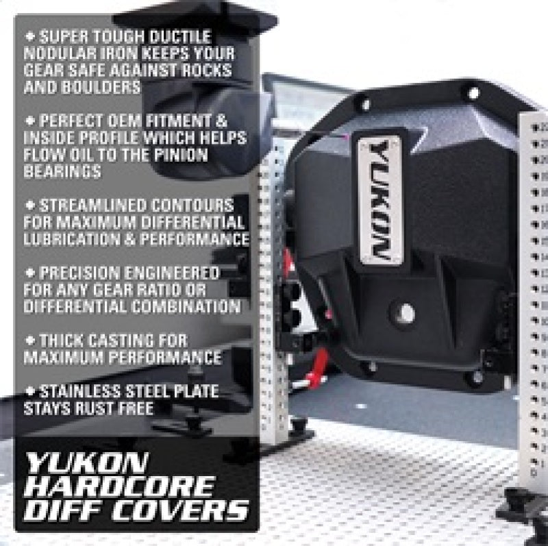 Yukon Gear & Axle Yukon Gear Hardcore Diff Cover for 14 Bolt GM Rear w/ 3/8in. Cover Bolts