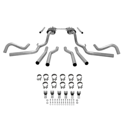 Flowmaster 67-72 GM C10/C15 American Thunder SS Crossmember-Back Exhaust System