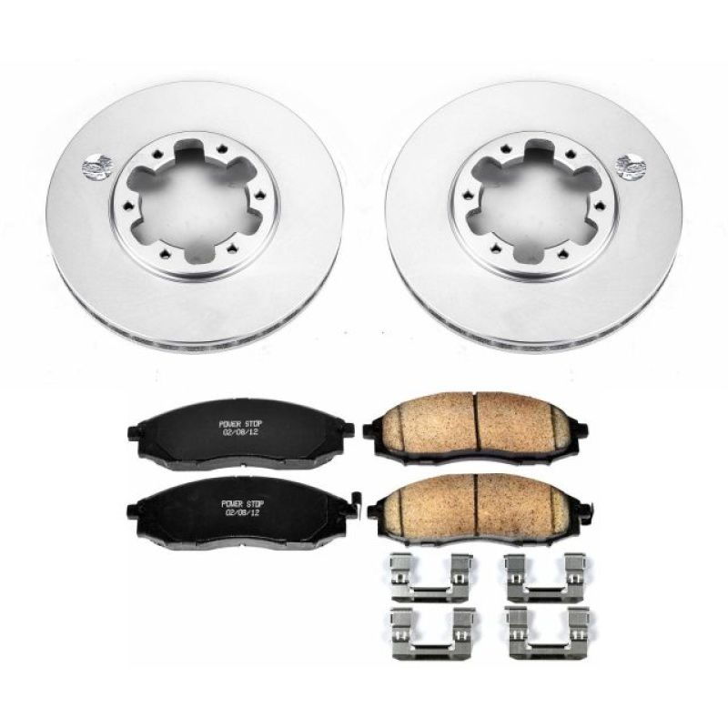 PowerStop Power Stop 03-04 Nissan Frontier Front Z17 Evolution Geomet Coated Brake Kit