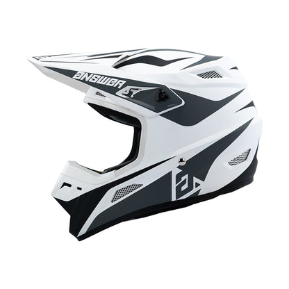 Answer 26 AR1 Mototown Helmet Glossy White/Grey/Black - Large