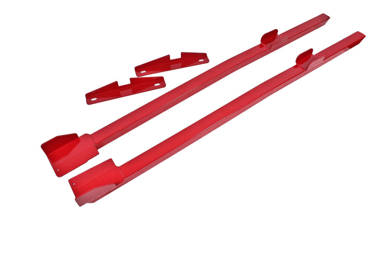BMR Suspension BMR 94-04 Mustang Hardtop Only Weld-On Boxed Premium Subframe Connectors - Red