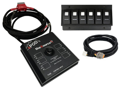 sPOD 12-17 Toyota Tundra SourceLT w/Red LED Switch Panel