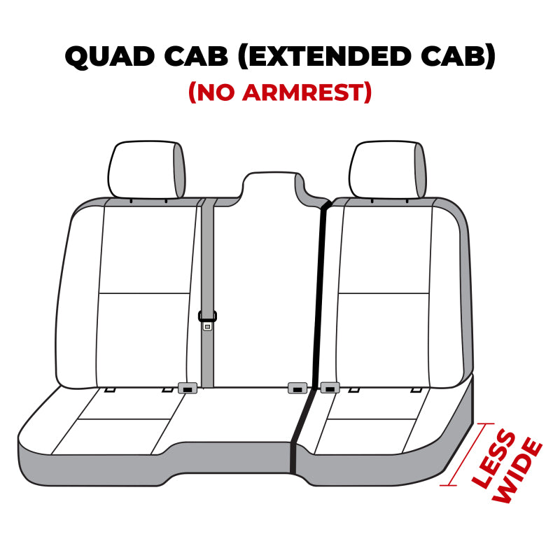 Covercraft 19-23 Dodge RAM 1500 Carhartt SeatSaver Custom Second Row Seat Covers - Brown