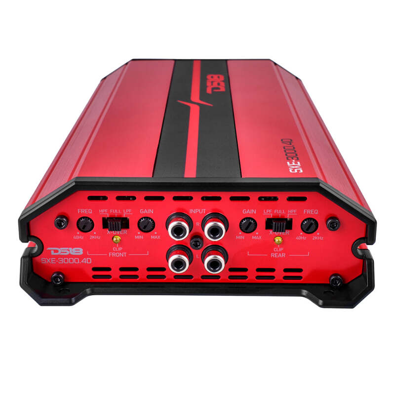 DS18 4-Channel SXE Amplifier Class D 2x 500/4ohm Bridge 4 x 320/2ohm 4 x 200/4ohm Watts RMS- Red