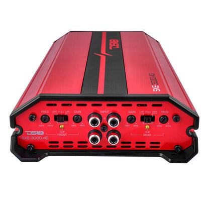 DS18 4-Channel SXE Amplifier Class D 2x 500/4ohm Bridge 4 x 320/2ohm 4 x 200/4ohm Watts RMS- Red