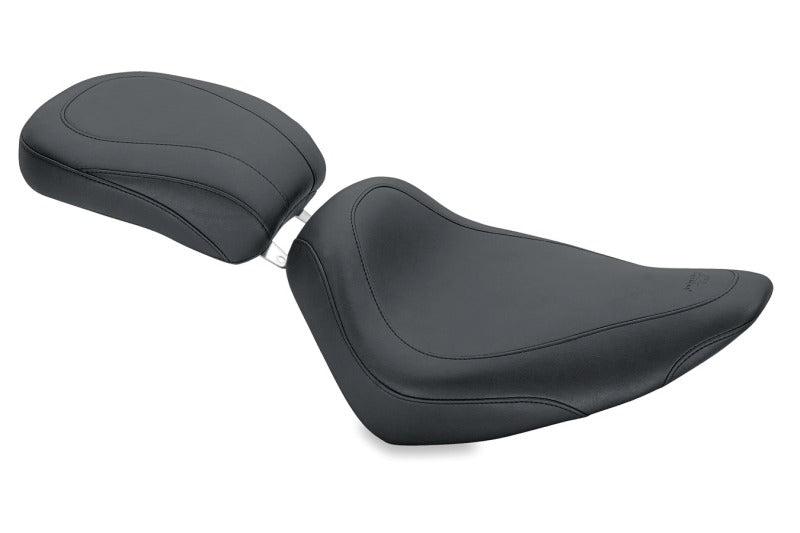 Mustang Motorcycle Mustang 84-06 Harley Standard Rear Tire Wide Tripper Solo Seat - Black