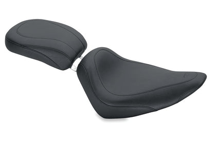 Mustang Motorcycle Mustang 84-06 Harley Standard Rear Tire Wide Tripper Solo Seat - Black