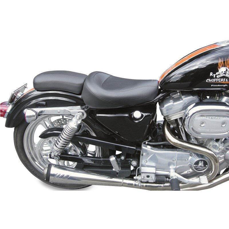Mustang Motorcycle Mustang 06-17 Harley Dyna Standard Touring Solo Seat - Black