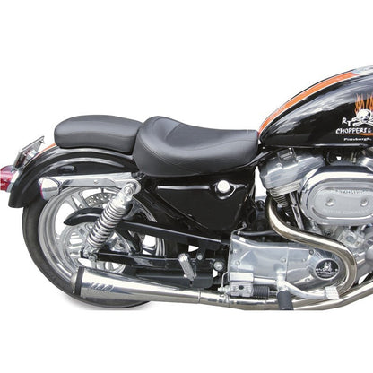 Mustang Motorcycle Mustang 06-17 Harley Dyna Standard Touring Solo Seat - Black