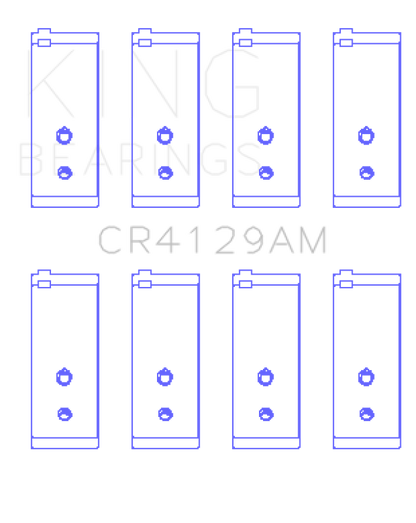 King Engine Bearings Toyota 18R/21R (Size +0.25mm) Connecting Rod Bearing Set
