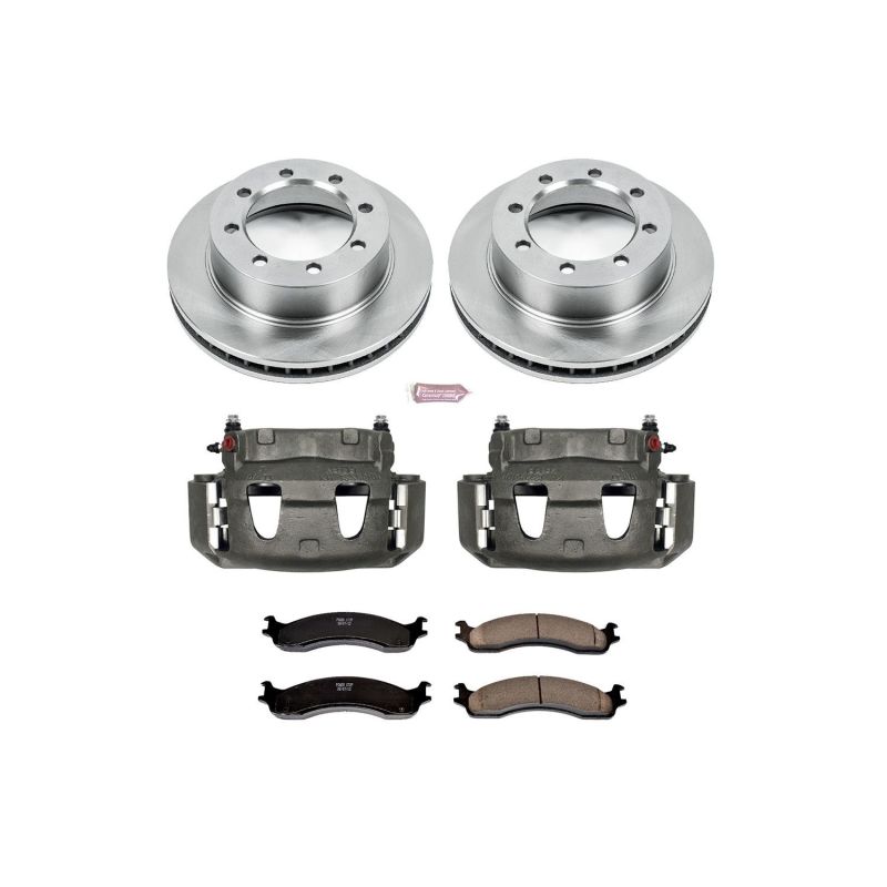 PowerStop Power Stop 95-97 Ford F-350 Front Autospecialty Kit w/Cals