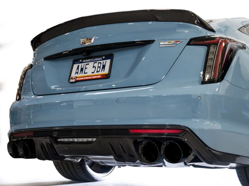 AWE Tuning 22-26 Cadillac CT5-V Blackwing SwitchPath Exhaust - Diamond Black Tips