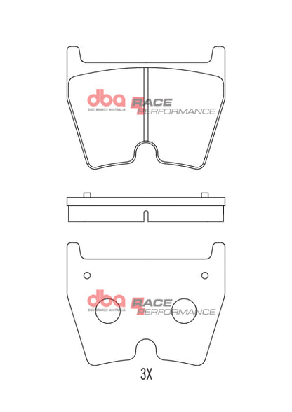 DBA 17-20 Audi RS3 (w/Iron Disc) Front RP Performance Brake Pads