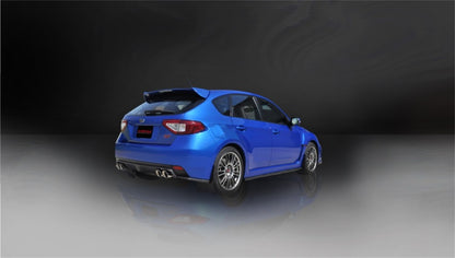 CORSA Performance Corsa 2008-2014 Subaru Impreza Hatchback STI 2.5L Turbo Manual Polished Sport Cat-Back Exhaust