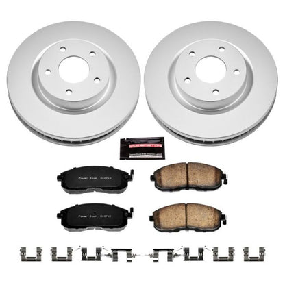 PowerStop Power Stop 07-12 Nissan Sentra Front Z17 Evolution Geomet Coated Brake Kit