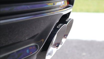 CORSA Performance Corsa 2016-2019 Cadillac ATS 3.6T 4in Inlet / 4in Outlet Twin Black Tip Kit (For Corsa Exhaust Only)