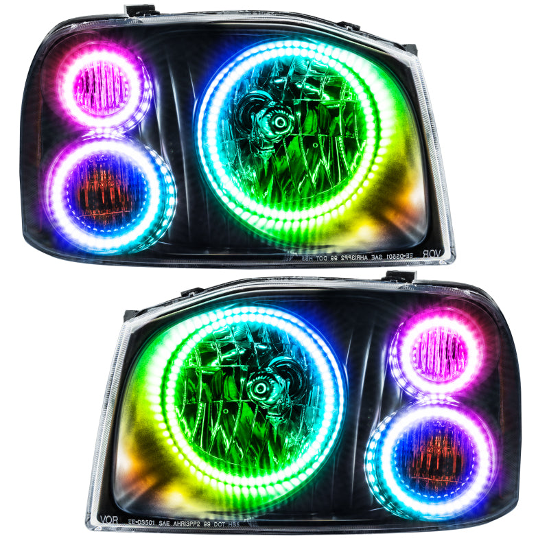 ORACLE Lighting Oracle 01-04 Nissan Frontier SMD HL - Triple Halo - ColorSHIFT w/o Controller