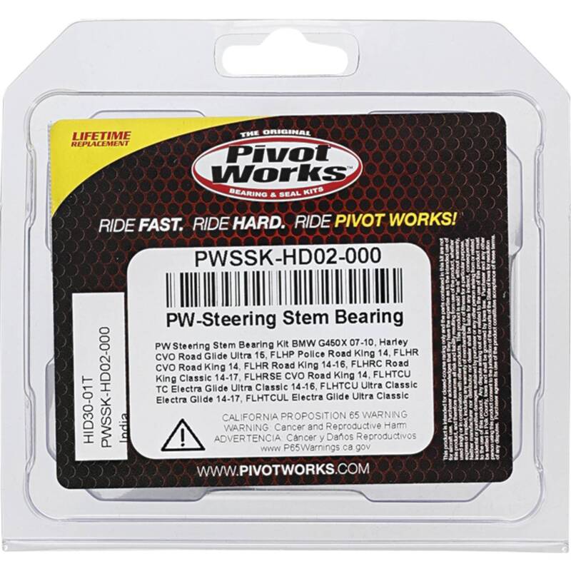 Pivot Works 07-10 BMW G450X Steering Stem Bearing Kit