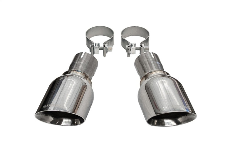 CORSA Performance Corsa 2011-2021 Jeep Grand Cherokee Single 2.5in Inlet / 4.5in Outlet Polished Pro-Series Tip Kit