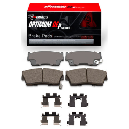 R1 Concepts R1 89-98 Chevrolet Tracker Front Optimum OE Brake Pads & Hardware Kit