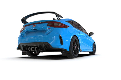 Rally Armor 23-26 Honda Civic Type R Black Mud Flap Grey Logo