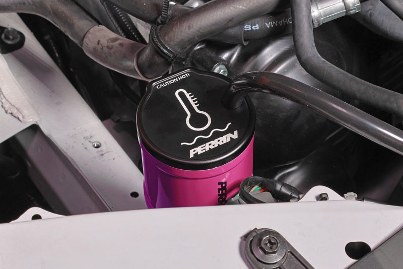 Perrin Performance PERRIN 02-26 Subaru WRX / 04-21 STI / 13-26 BRZ/GR86/FRS/86 Coolant Overflow Tank - Hyper Pink