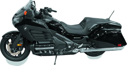 Mustang Motorcycle Mustang 13-17 Honda Gold Wing F6B Touring Fastback 1PC Seat Tuck & Roll - Black