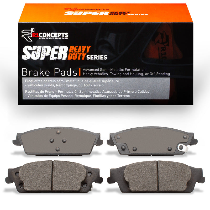 R1 Concepts R1 07-20 GMC Sierra 1500 4WD/AWD Rear Super Duty Brake Pads