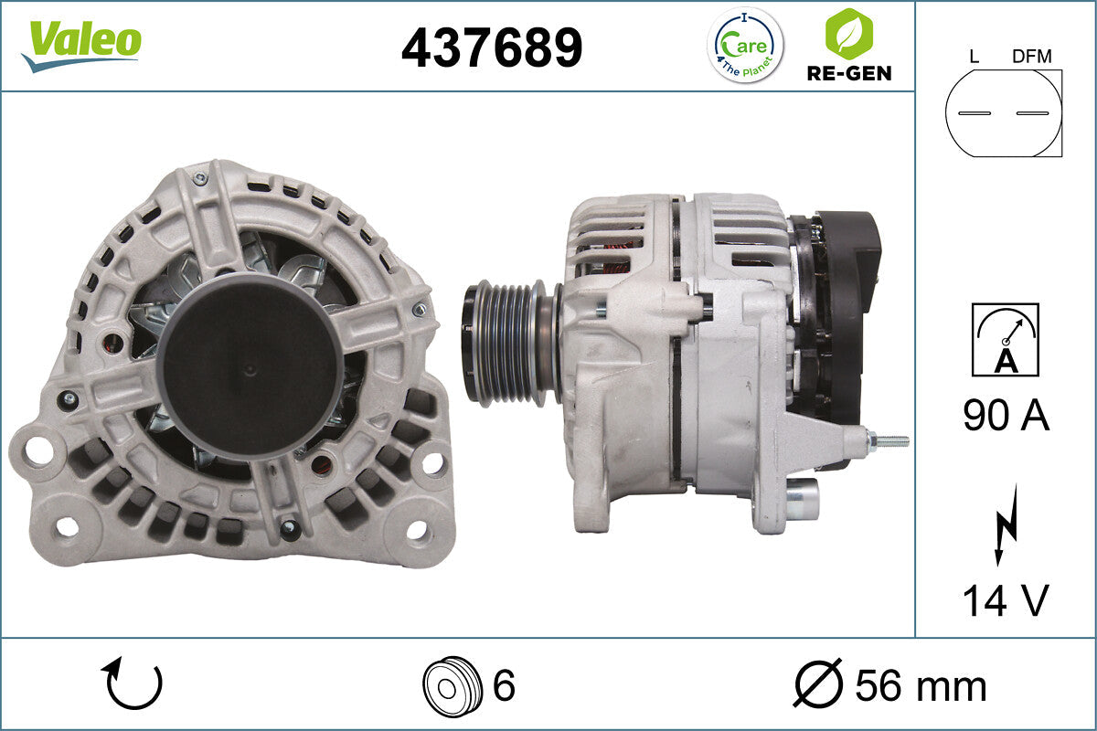 VALEO VAL437689 Alternator
