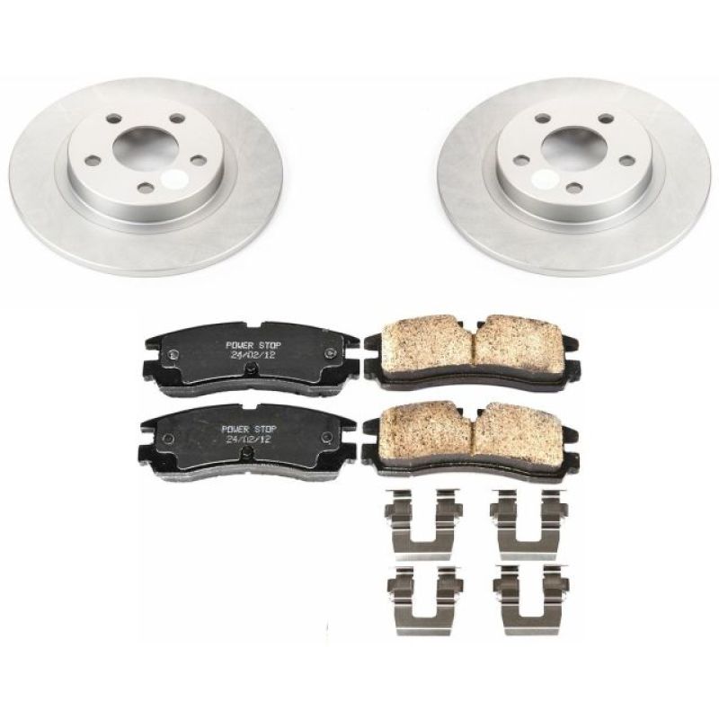 PowerStop Power Stop 98-02 Cadillac Seville Rear Z17 Evolution Geomet Coated Brake Kit