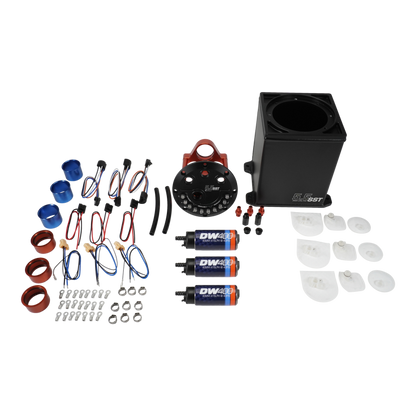 DeatschWerks 5.5L Modular Surge Tank Includes 3 DW400 Fuel Pumps