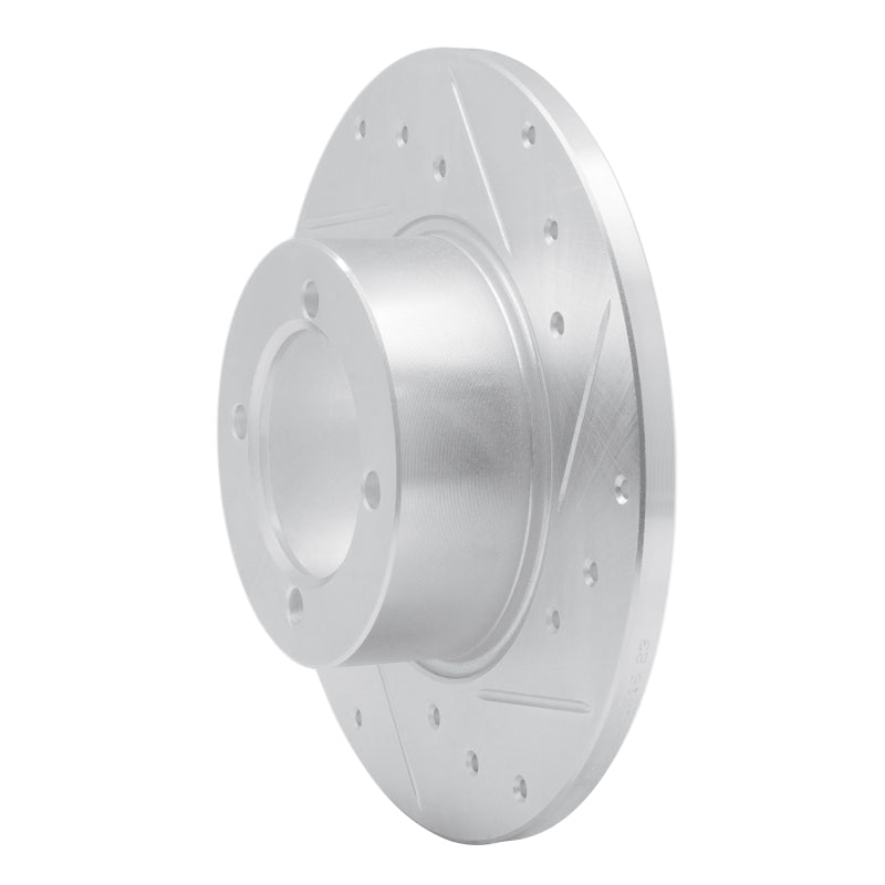 R1 Concepts R1 67-74 Opel Manta Front Right Drilled & Slotted Silver Brake Rotor