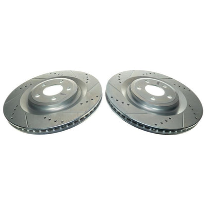 PowerStop Power Stop 20-22 Lincoln Aviator Rear Drilled & Slotted Rotor (Pair)