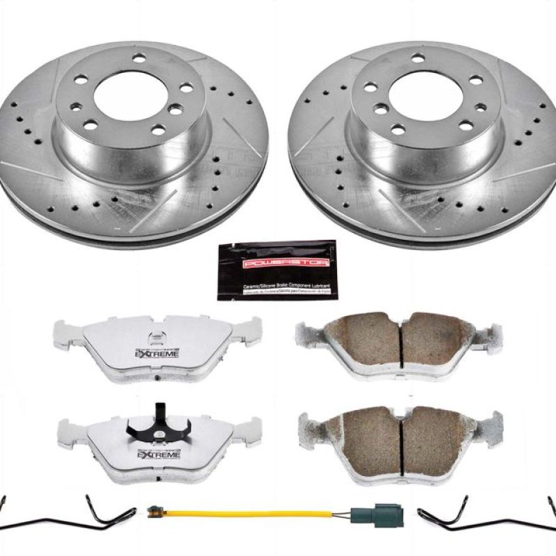 PowerStop Power Stop 1989 BMW 525i Front Z26 Street Warrior Brake Kit