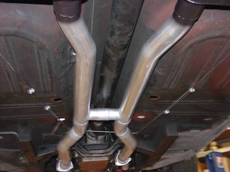 Flowmaster 67-70 Mustang American Thunder Thru Valance Exhaust System