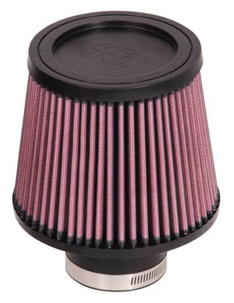 K&N Engineering K&N Universal Rubber Filter-Round Tapered 2.5in Flange ID x 6in Base OD x 5in Top OD x 5in Height