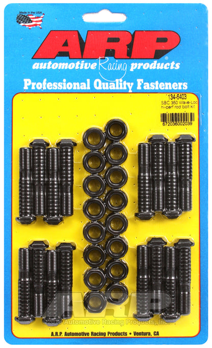 ARP SB Chevy 350 Wave-Loc Hi-Perf Rod Bolt Kit