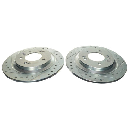 PowerStop Power Stop 21-22 Kia K5 Rear Drilled & Slotted Rotor (Pair)